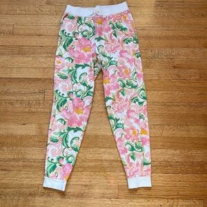 Janie & Jack floral joggers, size 12